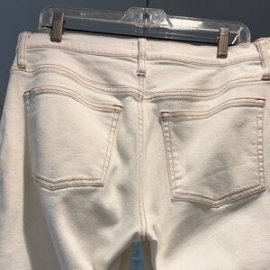 J. Crew vintage straight ivory jeans